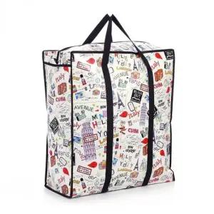 방수 지퍼 토트백 타포린 이불 수납 가방 지퍼장바구니가방 리유저블가방 리유저블백