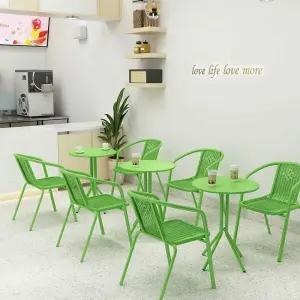 야외 원형 테이블 의자 티테이블 접이식 세트 베란다