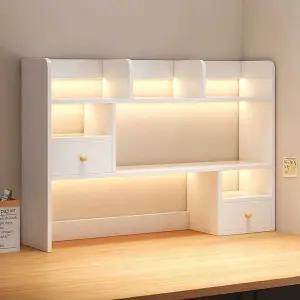 책상 상부장 학생 타공판 수납 다층 책꽂이 공부