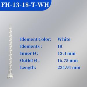 MFH 13-18T 정적 믹서 팁 일회용 접착제 혼합 노즐 (2액형 카트리지용) 50개