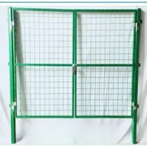 메쉬 휀스 대문 철망 게이트 철대문 휀스문 출입 양문형 작업장 펜스 출입문