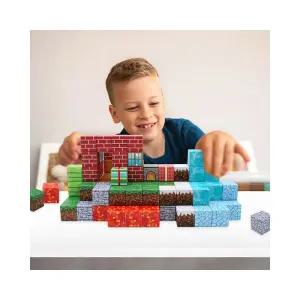 h80 마크월드 자석 블럭 120p건축놀이 붙이는 장난감 재밌는 세트