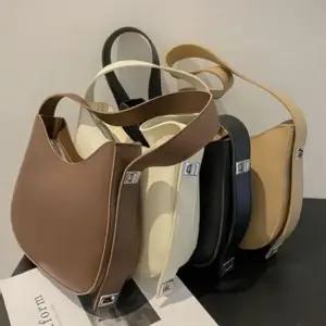 여성 숄더백 장식 버클 정장 반달백 가죽 가방 여성토트백 미니백 여성크로스백