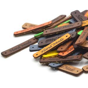 20pcs 수제 라벨 태그 의류 가죽 손으로 만든 모자 가방 신발 DIY 바느질 용품 뜨개질 액세서리