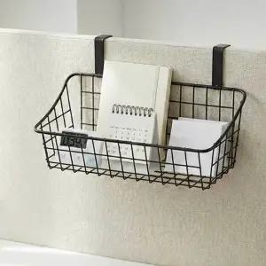 사무실 파티션 브라켓 걸이형 철제 소형 선반 행잉 메쉬망 2p