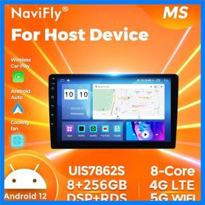 NaviFly 9 10 인치 1280720 차량용 멀티미디어 비디오 플레이어 범용 스테레오 라디오 GPS For Volkswagen