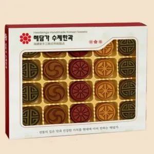 한과 선물세트 궁중 다식 수제 답례품 추석 명절 한과 옛날 과자 간식 전통