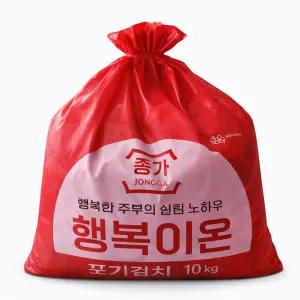 대상 종가집 전라도 행복이온 포기김치 10kg 1개