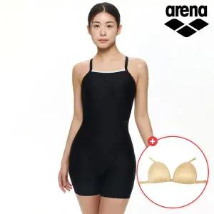 [아레나] 여성 반전신 그란츠 3부 반신 드롭백 수영복 A5SL1LH02 고리브라
