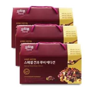 오하루 자연가득 스페셜 견과 루비 에디션 20g x 20개입 X 3박스 I
