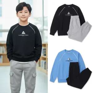 [블랙야크키즈](하남점)[정상가 139,000] 촉감이 부드럽고 신축성 좋은 S프렌즈맨투맨세트