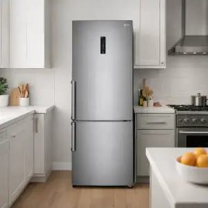 [LG]모던엣지 일반 냉장고 M451PS53 2도어 462L 프라임 실버 인버터 매직 디스플레이