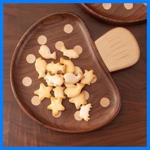 나무 케이크 트레이 버섯 모양 높은 트레이 음식 서빙 트레이 커피 아침 식사 저녁 차 음식 트레이 간식 접