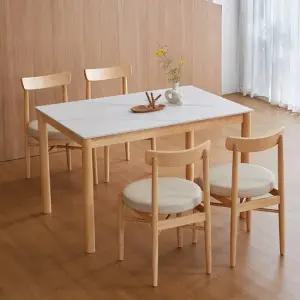 루빈 라운드 1200 4인 세라믹 식탁 단품)