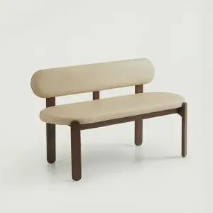 모네드 원목 1100 2인 등받이 벤치 의자