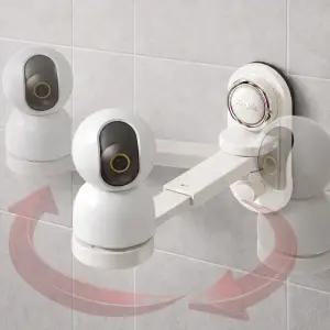 홈캠거치대 무타공 흡착 회전 브라켓 거치대 헤이홈 타포 이글루캠 티피링크 샤오미 호환