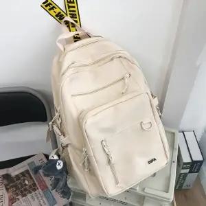 (색상 아이보리)심플한 대학생 초중고딩 신학기 베이직 가방 백팩