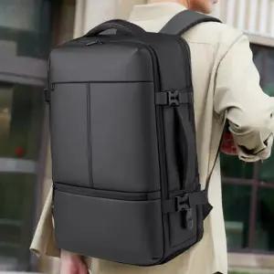 캐리어형 백팩 확장가능한 지퍼가 있어 유용한 멀티 도난방지 비지니스 출장 가방