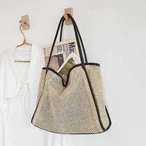 라탄 나일론백 빅사이즈백 대학생가방 여름 빅사