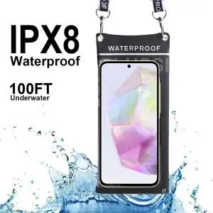 삼성 S25 S24 울트라 갤럭시 A54 A55 A34 삼성 S24 울트라용 방수 폰 케이스 파우치 가방