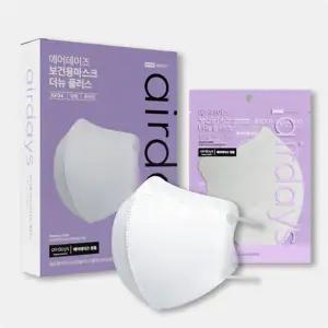 미라클하우스 에어데이즈 KF94 마스크 50매 더뉴플러스특대형 귀 안아픈 숨쉬기 편한 새부리형 비말차단 62