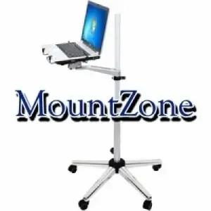 마운트존 생명을 살리는 가게 EMC-N 노트북 쿨러 쿨팬 트레이 거치대 이동형 스탠드 워크스테이션 의료용 모바일 카트 EMR 시스템