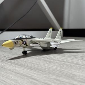 1:72 F-14 Tomcat 미국 해군 전투기 합금 Diecast 모델 소리와 빛 디스플레이 장식 수집품 선물