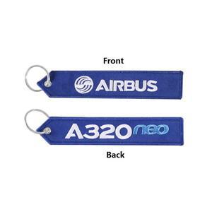 에어버스 A320neo 제품군 유럽 항공기 디자인 제조업체 비행기 열쇠고리 키체인 키링
