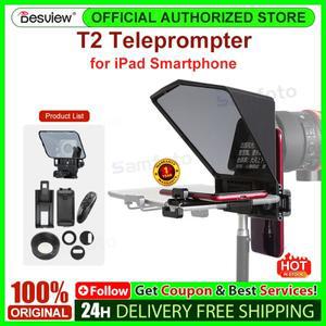 베스뷰 데스뷰 T2 아이패드 호환 스마트폰(최대 8인치)용 텔레프롬프터, DSLR 카메라, 휴대폰 비디오 녹화