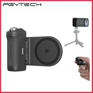 PGYTECH MagCam 2 폰 그립 --- 3-in-1 무선 충전 탈착식 블루투스 리모컨 내장 파워뱅크 스탠드