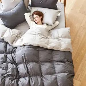 [2장세트] 오폴레 한겨울용 코튼 구스 이불 거위털 겨울 이불 K Q SS 2장