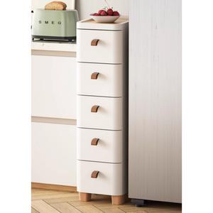 샤크팡 틈새장 원목 폭25CM 좁은공간 협탁 서랍장 수납장 PP원목