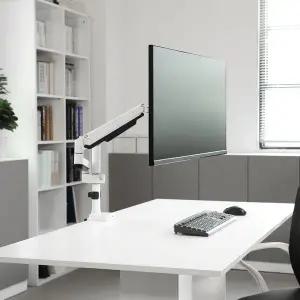 카멜마운트 싱글 높이 조절 특화 폴타입 모니터 모니터암 거치대 CMA2P