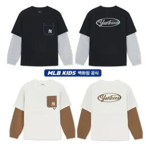 갤러리아 MLB엠엘비키즈 아웃도어 베이직 포켓 긴팔 티셔츠(7ATSB1261)