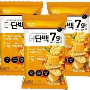 빙그레 더단백 팝칩 군옥수수맛 44g 12개