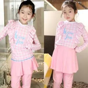 초등 여아 치마레깅스 수영복 키즈 주니어 래쉬가드 생존수영 강습용 실내수영복