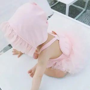 아동 여아 천사날개 수영복 유아 원피스 래쉬가드 원피스수영복 세트