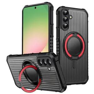 갤럭시퀀텀4 A54 5G A546 링홀더 맥세이프 스탠드 반투명 하드 범퍼 핸드폰 케이스