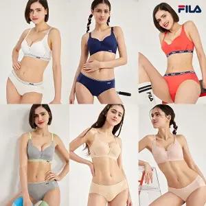 [휠라]휠라 NEW 스포티 플렉스 노와이어 브라팬티 패키지(브라팬티 6세트 + 세컨팬티 6종)