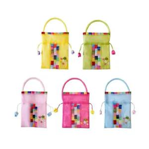 [이거찜] 슬림 조각보 복주머니 미니 크로스 전통복주머니 한국전통기념품