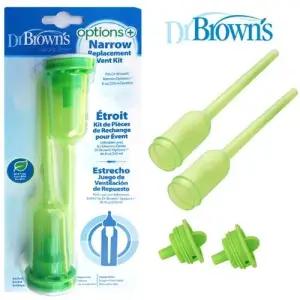 닥터브라운 옵션스플러스 (스탠다드형) 내로우넥 통기시스템 2P (호환젖병확인/150ml젖병 호환불가)