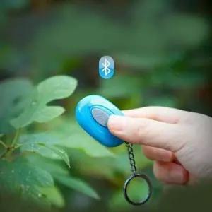 [셀러에이드]블루 블루투스 셀카 리모콘 셀카버튼 무선 핸드폰