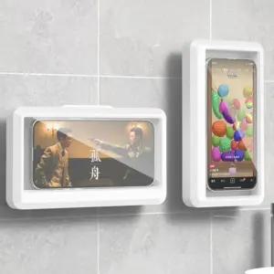 욕실 무타공 휴대폰 케이스 홀더 방수 스마트폰 거치대