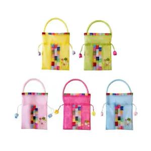 [이거찜] 슬림 조각보 복주머니 미니 크로스 전통복주머니 한국전통기념품