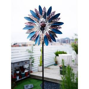 정원용 바람개비 철제 대형바람개비 야외마당 야외 가든 2m 태양풍차 마당 태양광