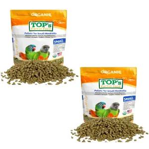 탑스오가닉 스몰 유기농 중대형 펠렛 453g 2개 앵무새 사료
