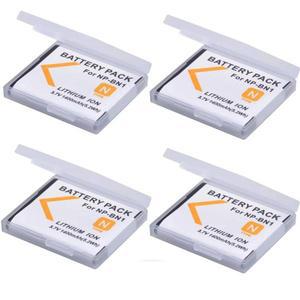 소니 DSC용 4x1400mAh NP-BN1 배터리 W800 QX100 TX30 DSC-TF1 TX66
