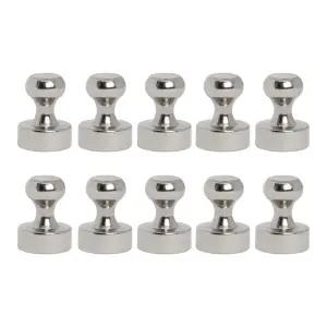 체스형 고리자석 후크 12mm 1SET(10P) 초강력 네오디움 자석