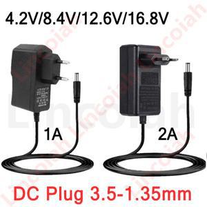 AC 100-240V DC 4.2V 8.4V 12.6V 16.8V 1A 2A 2000mA 3.5*1.35mm 플러그 어댑터 전원 공급 장치 충전기 186