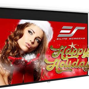 엘리트 스크린 매뉴얼 B, 100인치 풀다운 프로젝터 대각선 16:9 Diag 4K 8K 3D 울트라 HDR HD 준비 홈 시어터 영화 사무실 프레젠테이션, M100H